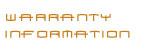 Warranty Information